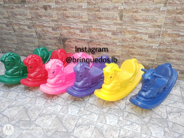 Brinquedos infantis 01 escorregador+ 01 gangorra novos para venda. Valores na descrição... - Foto 2