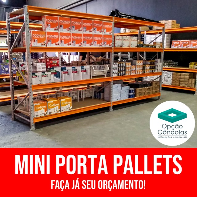 Mini Porta Pallets Novos - Foto 3