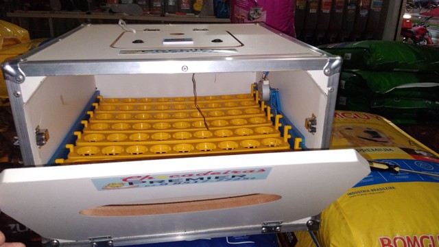 Chocadeira automática mod case, 70 ovos - Foto 2