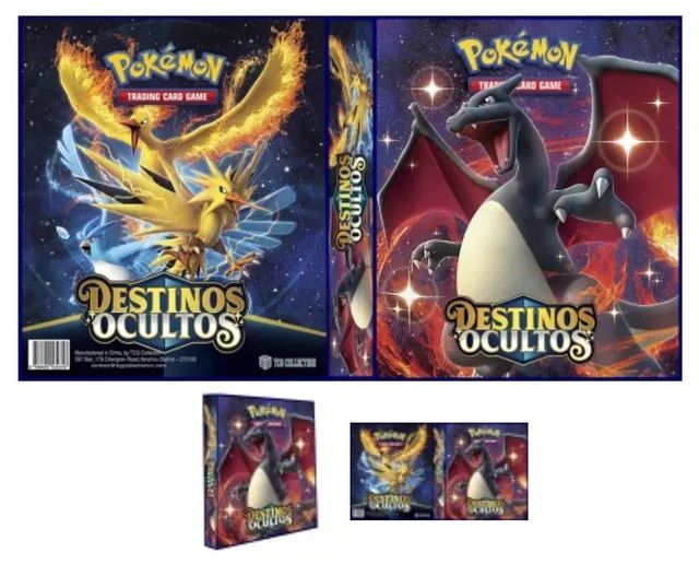 Álbum Pasta tipo Fichário compatível com Card Pokémon - Charizard