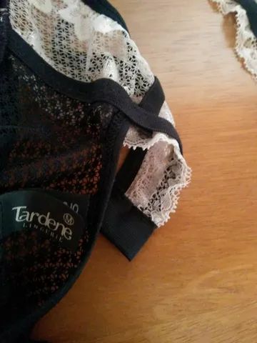 Conjunto corselet com cinta liga e calcinha M - Foto 5