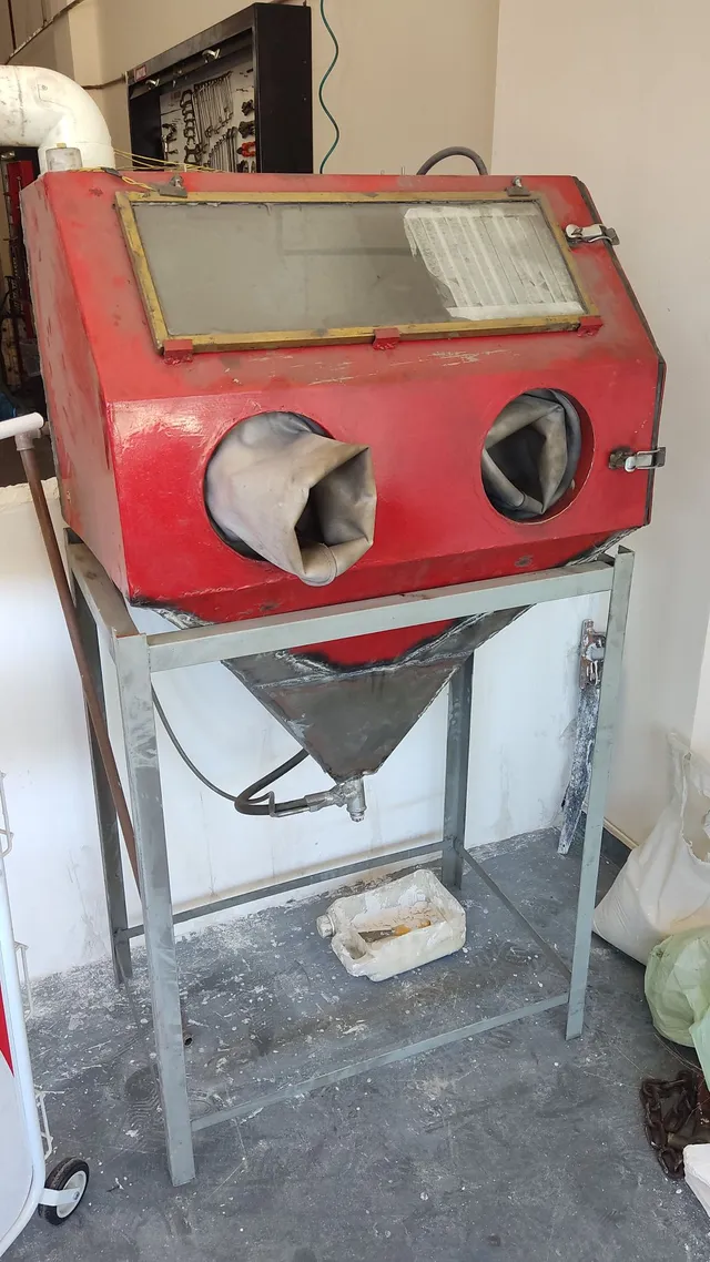 Cabine jato de areia vendo ou troco