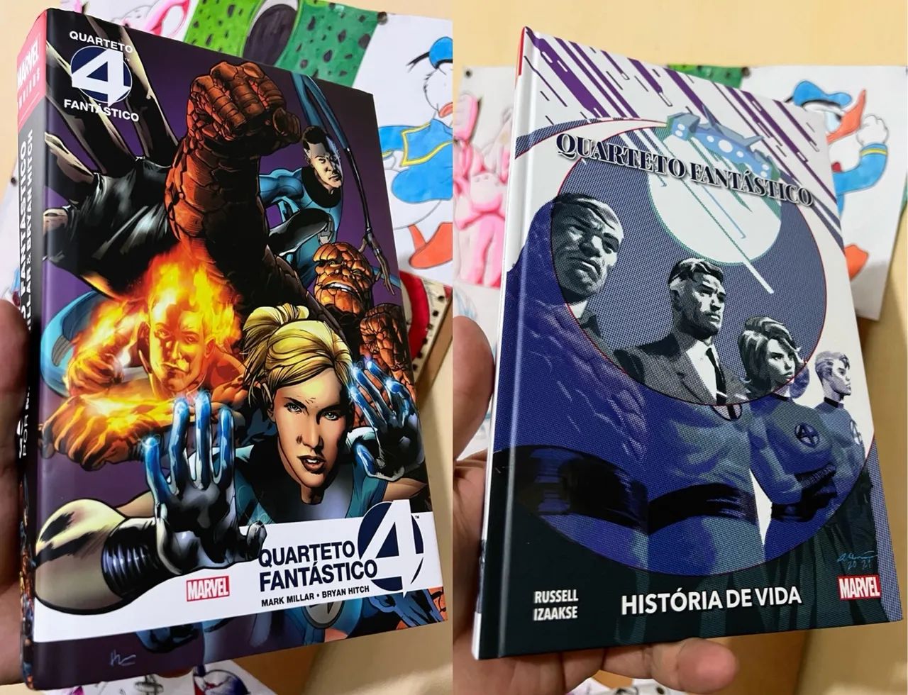 Quarteto Fantástico Omnibus + Quarteto Fantástico história de vida 