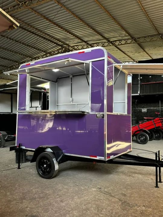 Trailer food truck loja móvel de fábrica