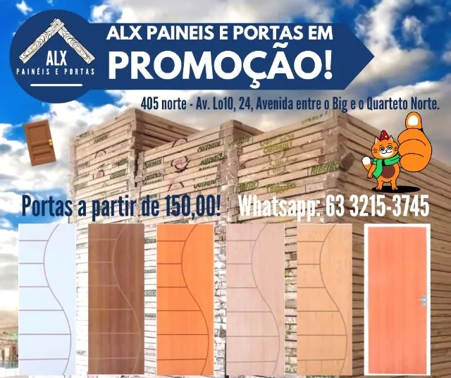 Portas em Palmas!
