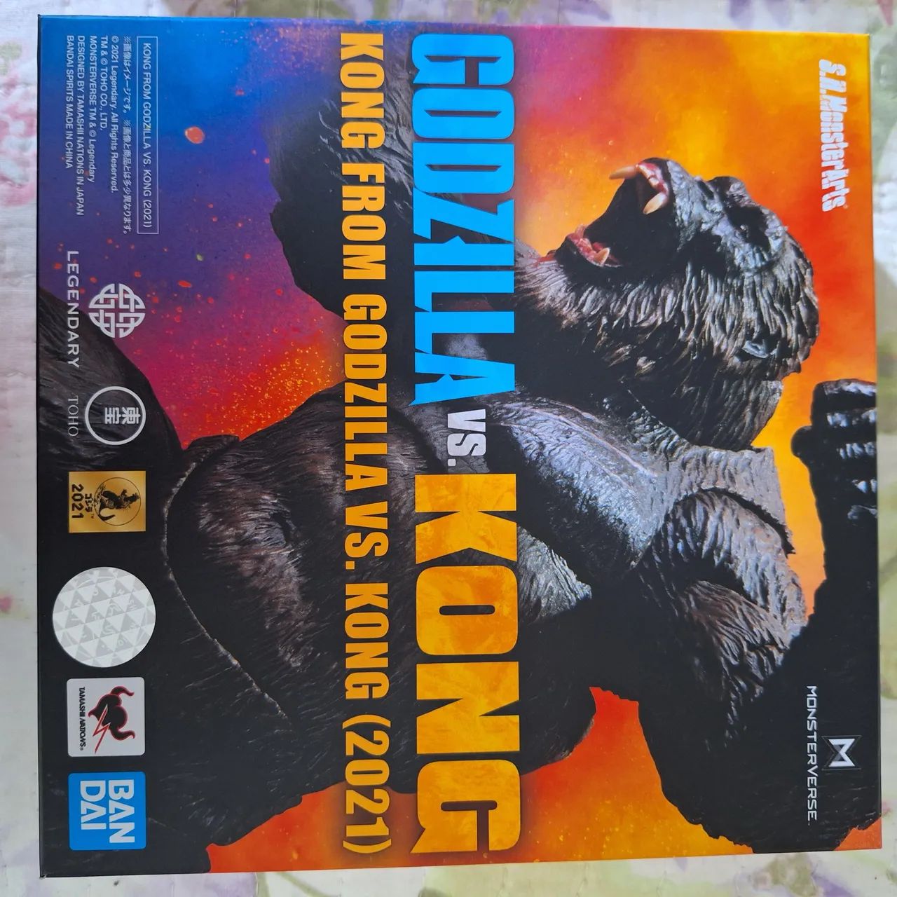 Boneco Kong 2021 SH Monsterarts Godzilla vs Kong - Foto 4