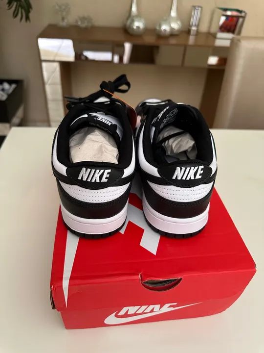 Nike Dunk Low Retro Black/White 2021 tam 40 - Foto 3
