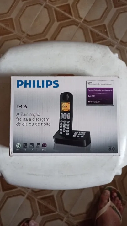 Telefone sem fio Philips D405