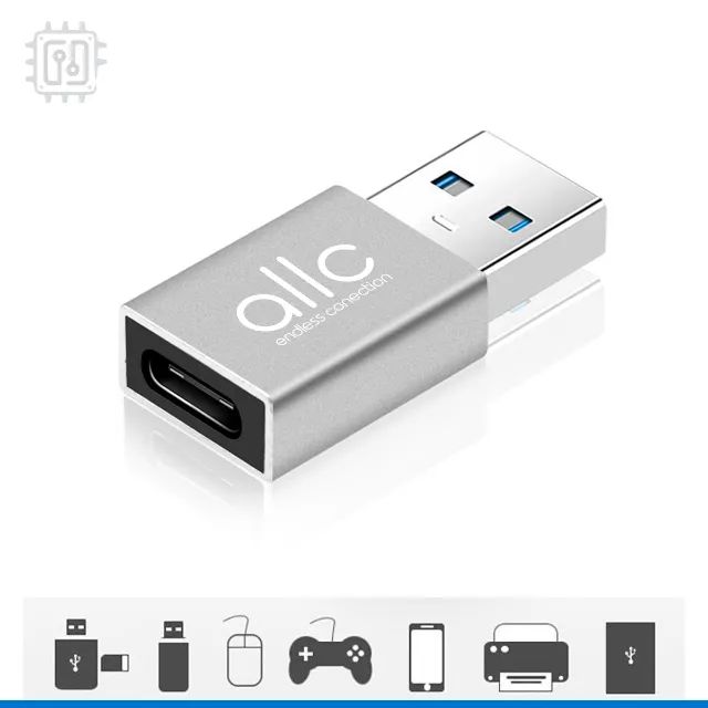 Adaptador Usb C Fêmea Para Usb Macho 3.0 Otg iPhone Galaxy - Foto 2