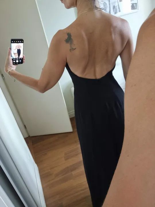 vestido sem alça nunca usado shoulder, p - Foto 3