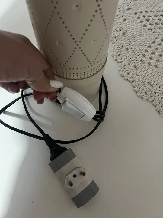 Luminária linda feira de cano de PVC.  - Foto 2