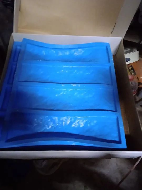 Molde para placa de silicone usada. - Foto 2