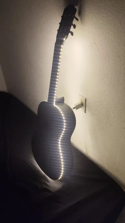 Guitarra iluminaria (com Fita de LED) - Foto 2