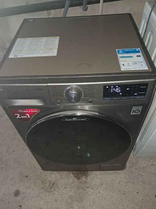 Lava e seca LG direct drive 10.5/7 kg  - Foto 2
