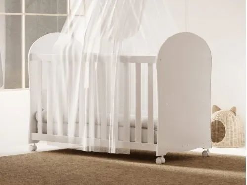 Berço Smim New - Branco Frete Grátis Parcelamos Em Até 12X S/Juros