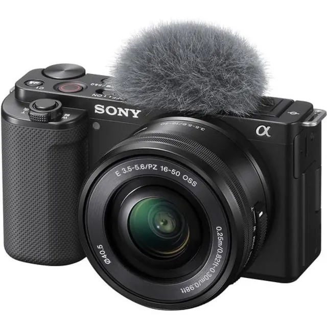 Câmera Digital Sony ZV-E10 24.2MP 3.0" Lente 16-50mm Oss - Lacrado na Caixa