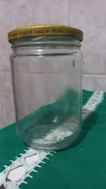 Pote de Vidro com Tampa - Ideal para armazenar alimentos!