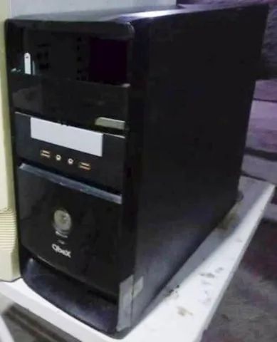 Gabinete preto atx 2 baias vazio r$:30.00