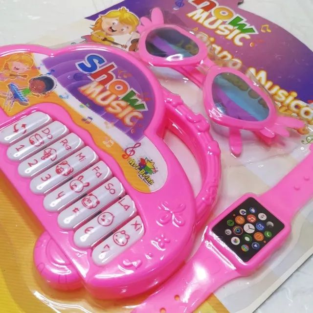 Piano Musical Com Oculos E Relogio Zb980 Artbrink