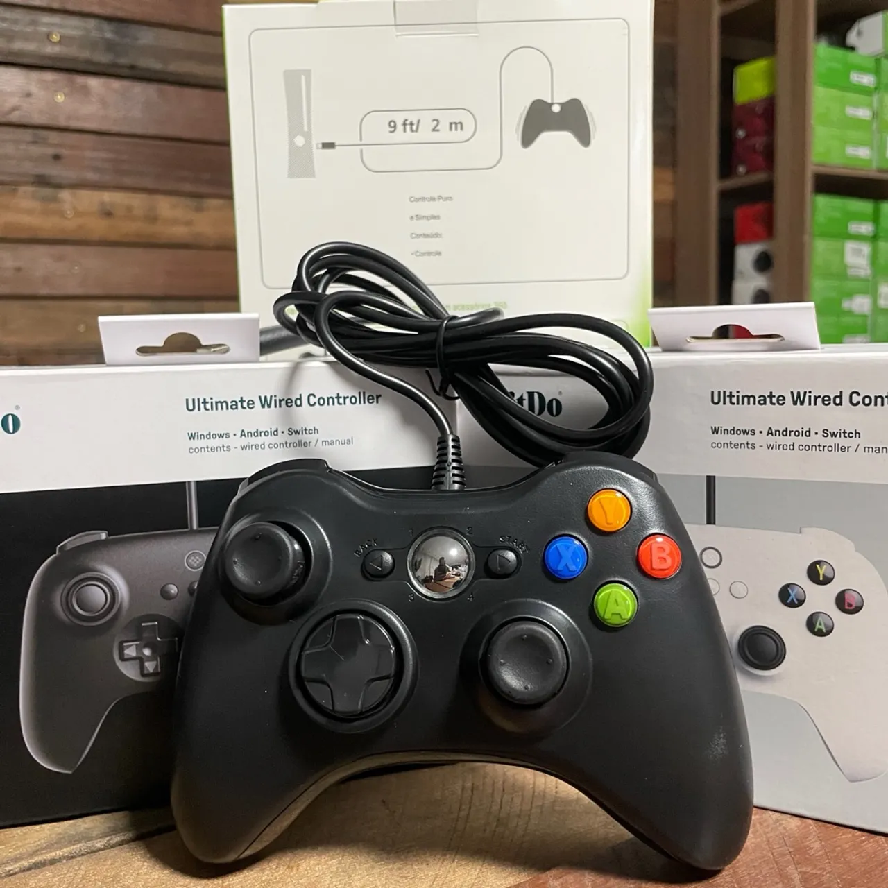 Controle Xbox 360 PC com fio Entregamos com Garantia