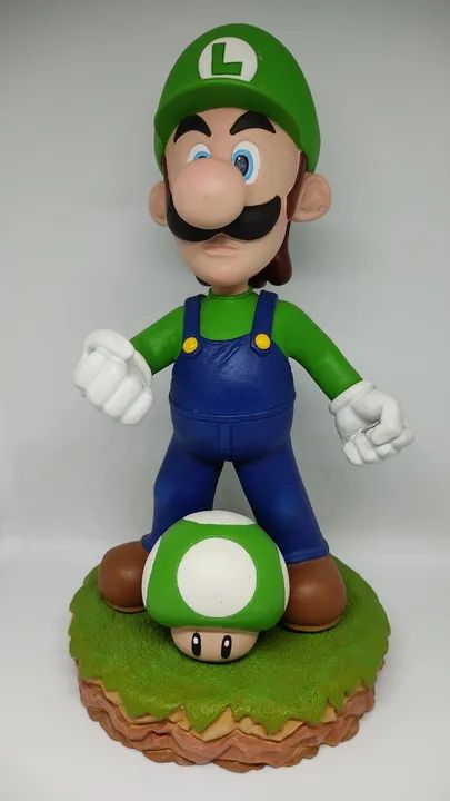 Action figure Boneco Mario e Luigi 1/10 Edição Limitada - Foto 4