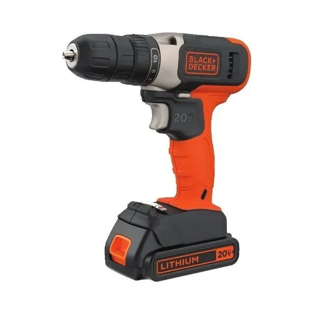 PARAFUSADEIRA E FURADEIRA  20V VVR C/ 2 VEL BCD704C1-BR - Foto 2