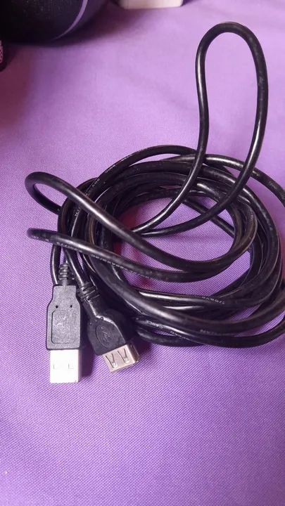 Cabo USB Macho Femea 3 Metros Idealpara PC - Foto 2