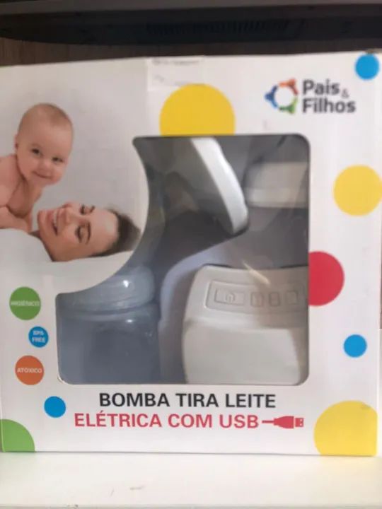 Bomba tira leite elétrica com usb - Foto 3