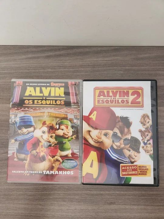 2 DVD Alvin e os Esquilos