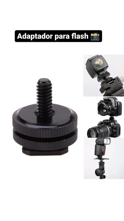 Suporte parafuso para flash 