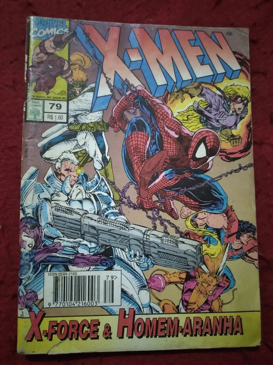 HQ X-Men #79 - X-Force & Homem-Aranha - Abril 1995