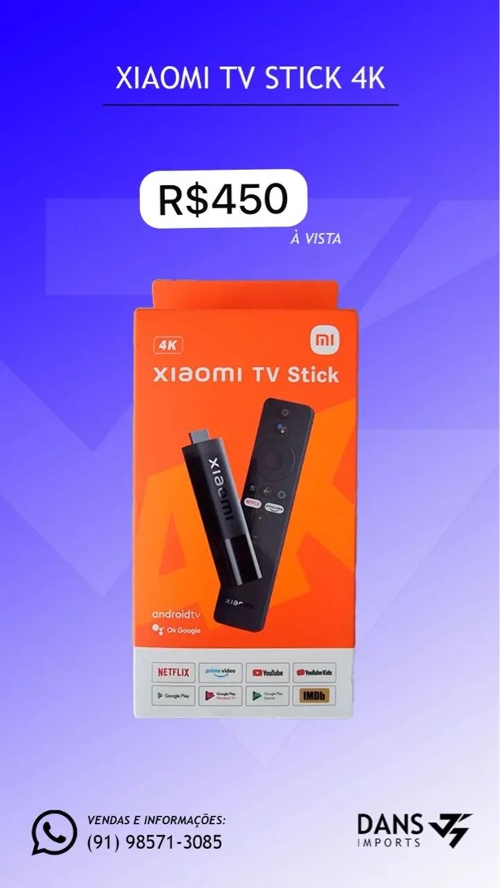 Xiaomi Mi TV Stick 4K - Android TV - Foto 5