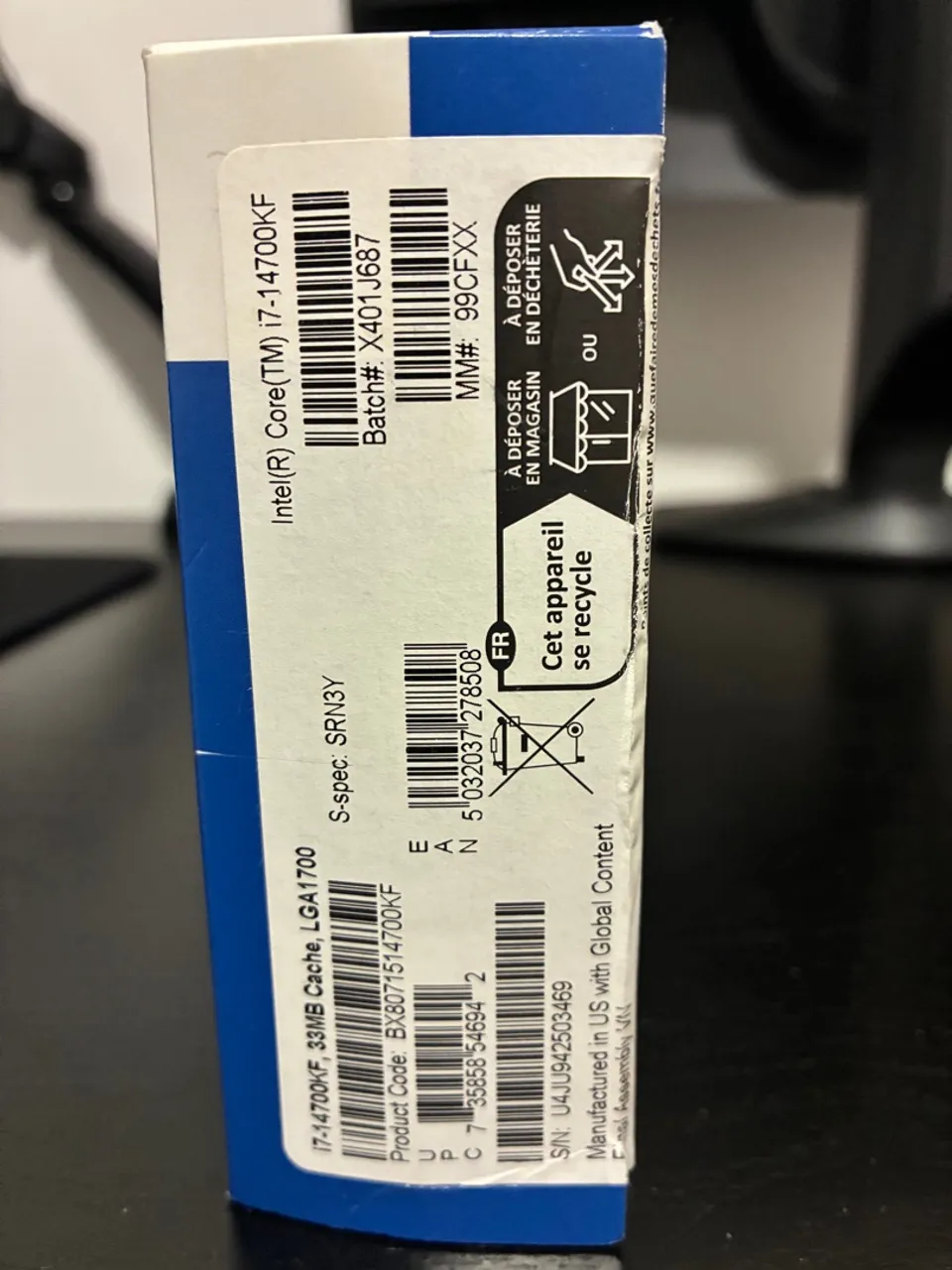 Processador Intel Core i7-14700KF