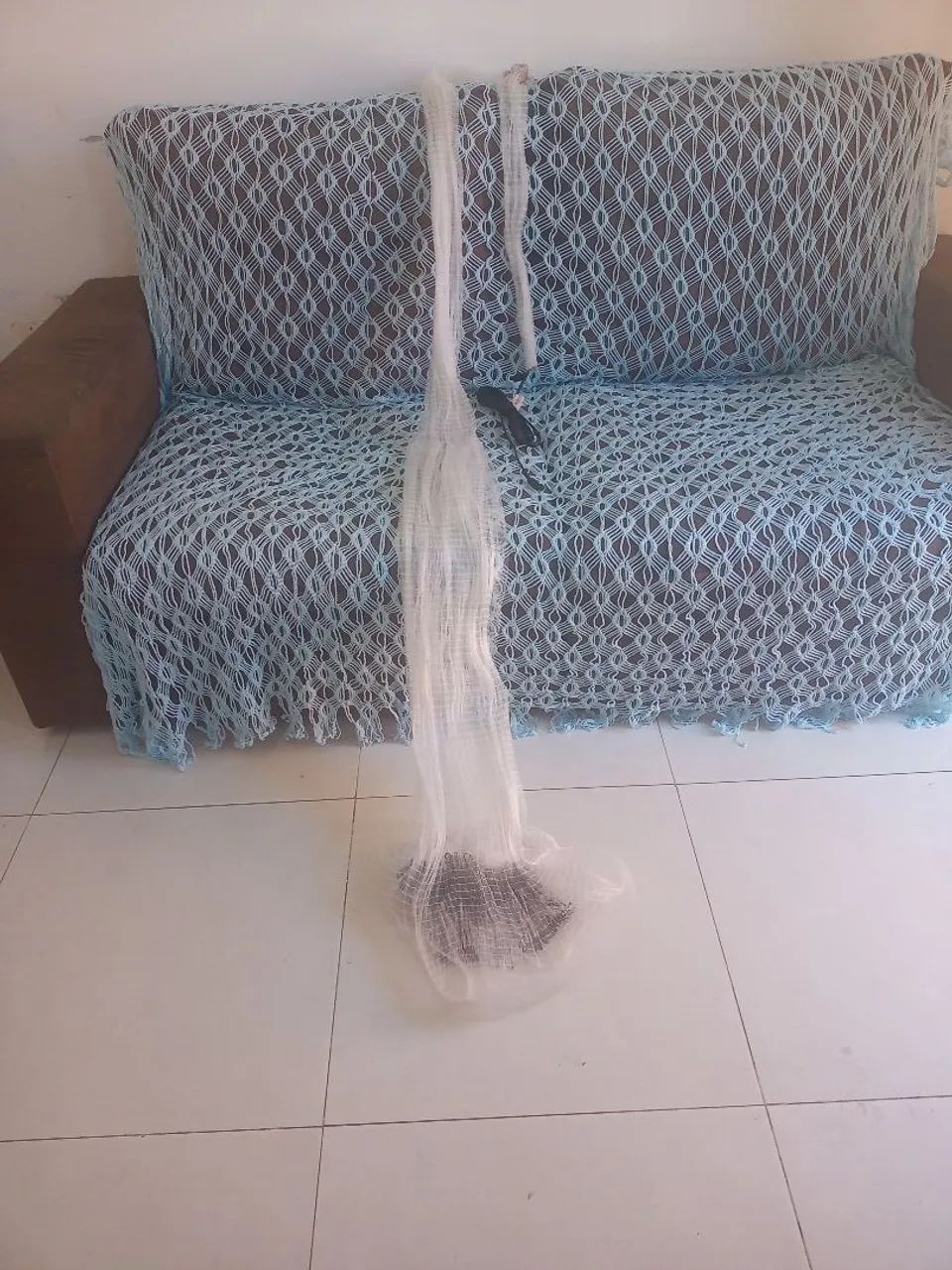 Tarrafa pra pescar camarão em promoção malha 10 - Foto 4