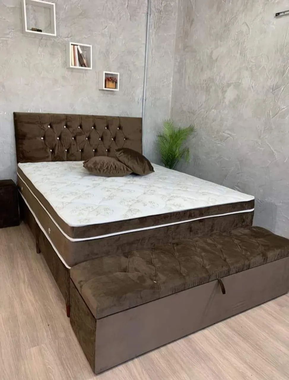 Promoção kit cama casal molas ensacadas 