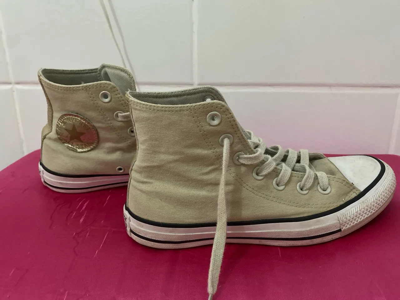 Tênis Converse All Star Bege