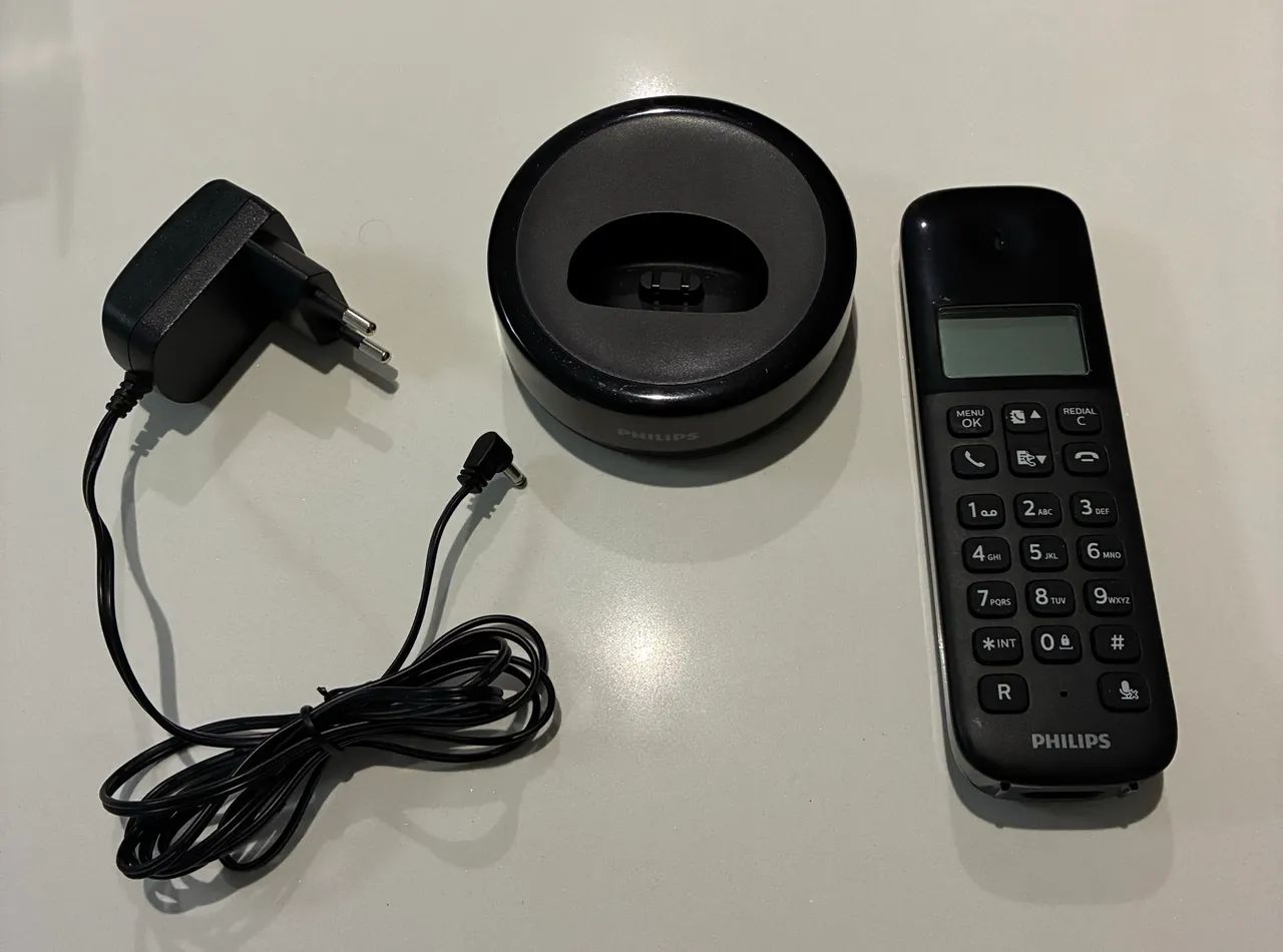 Telefone sem fio Philips D130 6.0 Preto - Foto 2