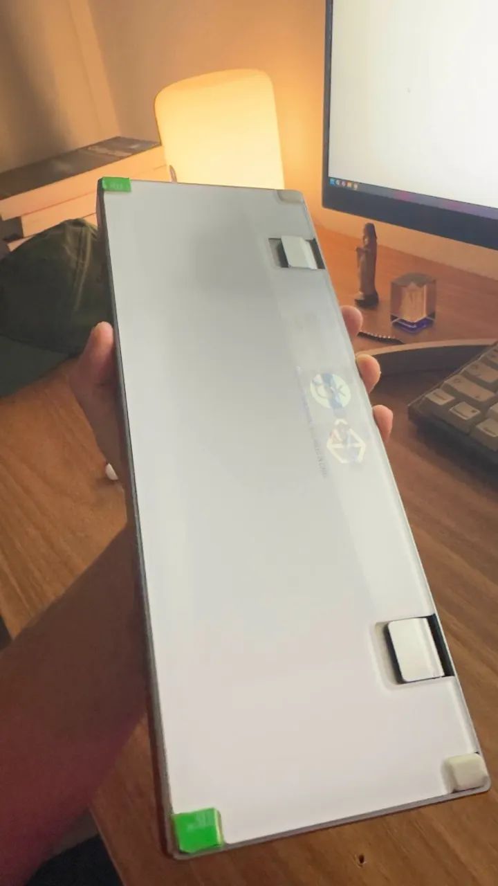 Teclado Custom case alumínio KPREP Switches T1 Holy wei