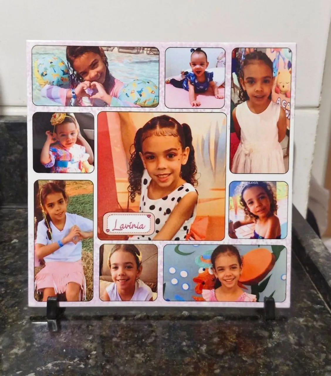 Azulejo com fotos personalizado 15x15