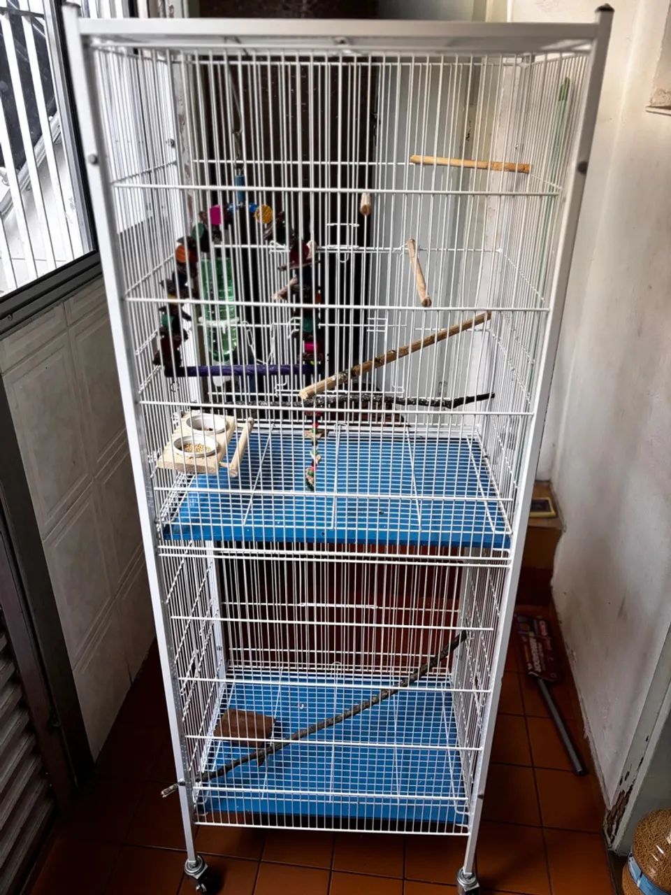 Vendo gaiola 2 andares estilo viveio. - Foto 3