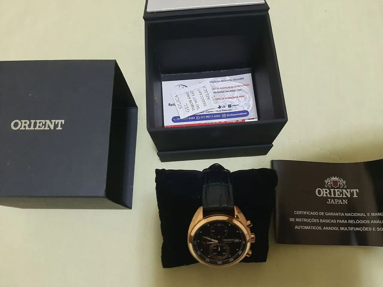 Relógio Orient Solar Masculino (Impecável) - Foto 4