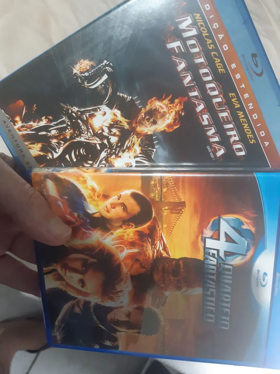 DVD Motoqueiro Fantasma e Quarteto Fantástico