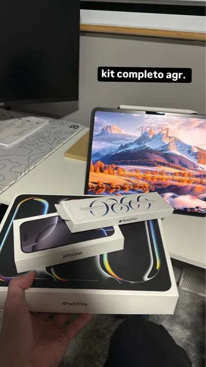 ipad pro M4, 13 pol, 256gb wifi + chip virtual - Foto 6