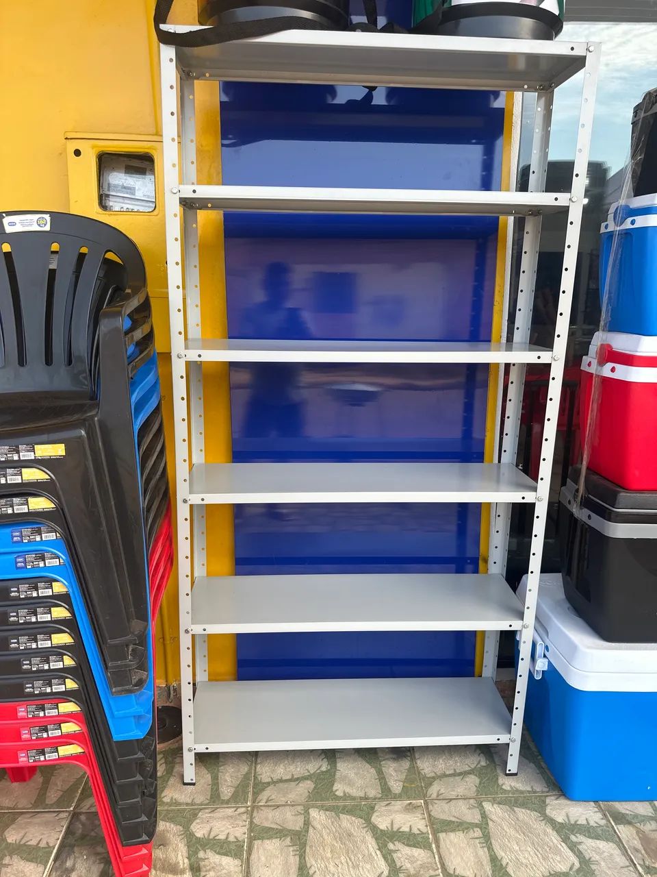 ESTANTE DE AÇO 6 PRATELHEIRA - Foto 2