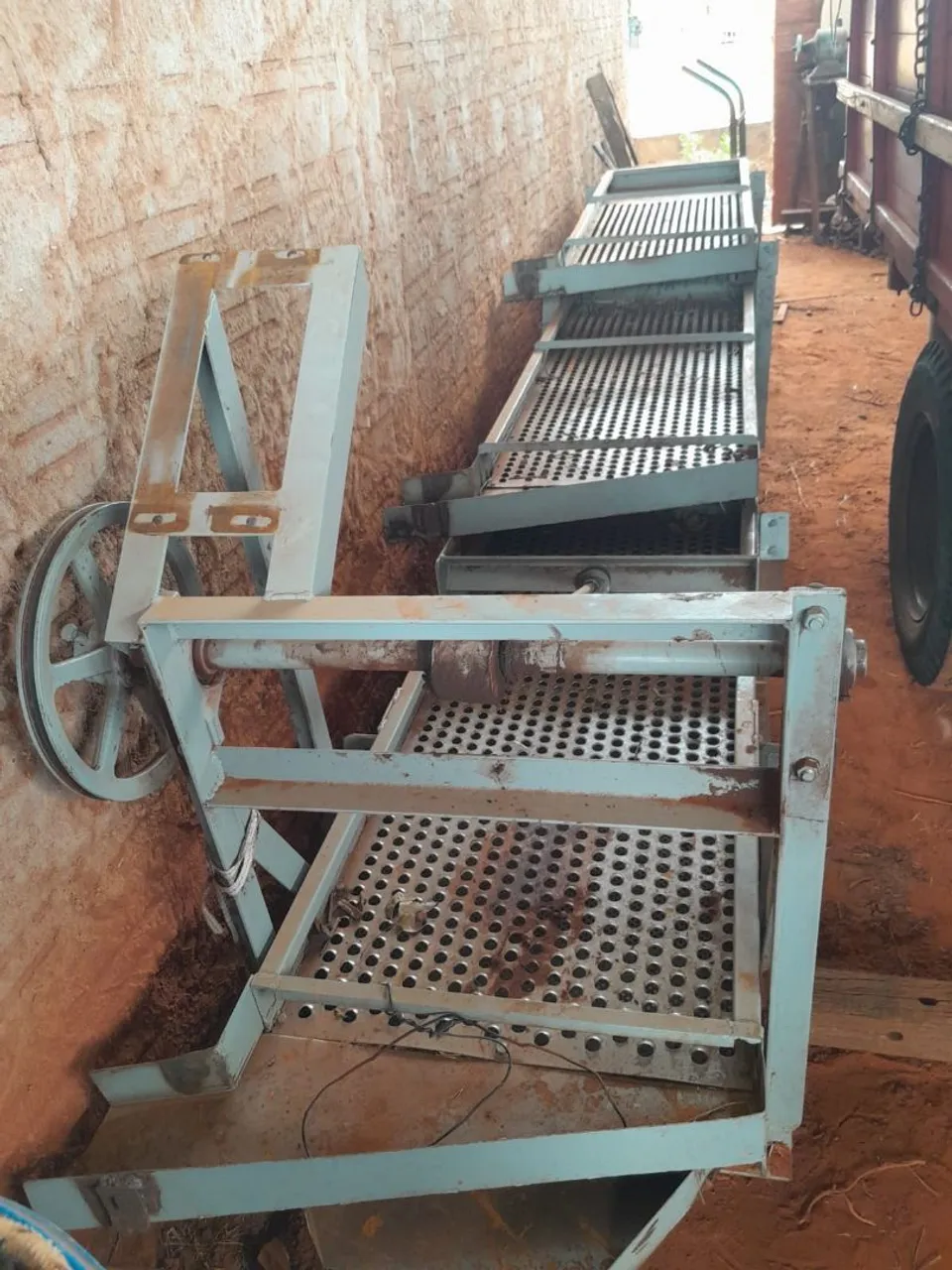 Pré- limpeza café em coco