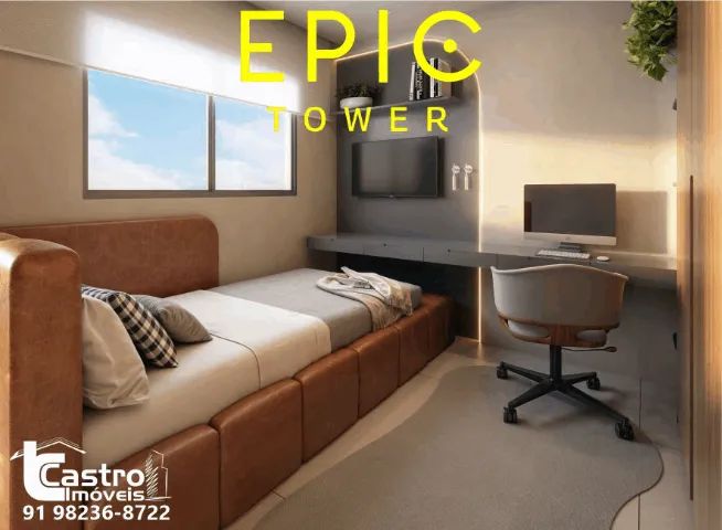 Condomínio EPIC TOWER. 2 ou 3/4. 1 ou 2 vagas. G.A013 - Foto 7