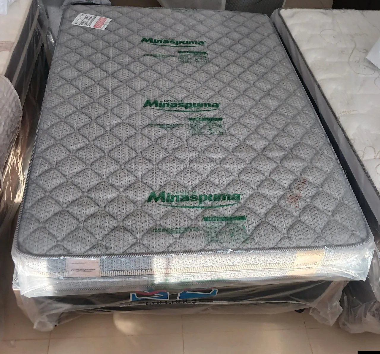 Cama Casal de espuma Minaspuma parcelamos no Carnê- Nova