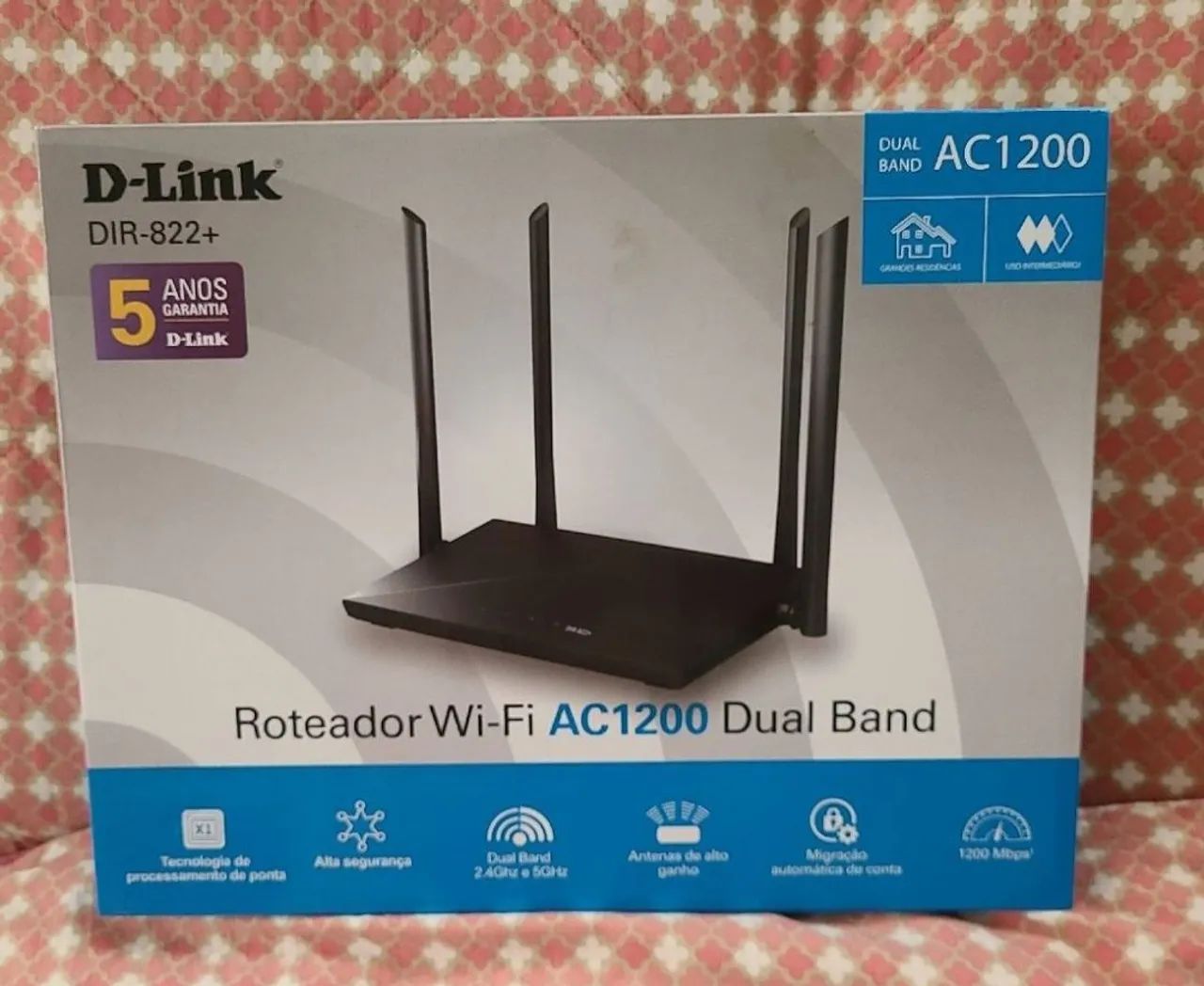Roteador Wi-Fi D-Link AC1200 Dual Band