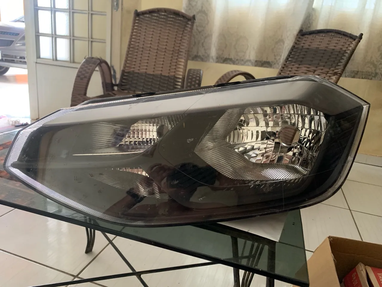 Farol Original Vw Polo Track 2023/2024/2025 Lado Esquerdo (Usado)