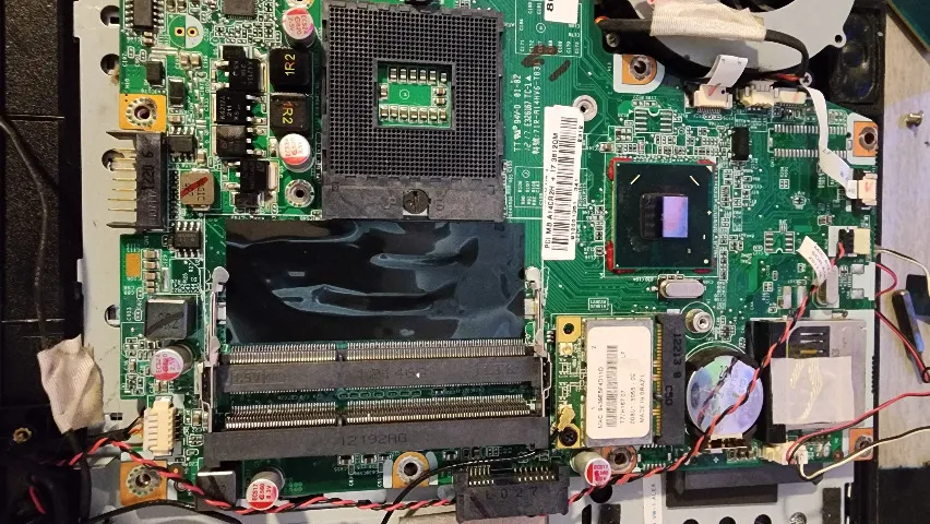 Placa mãe A14CR notebook CCE info win X745 laptop